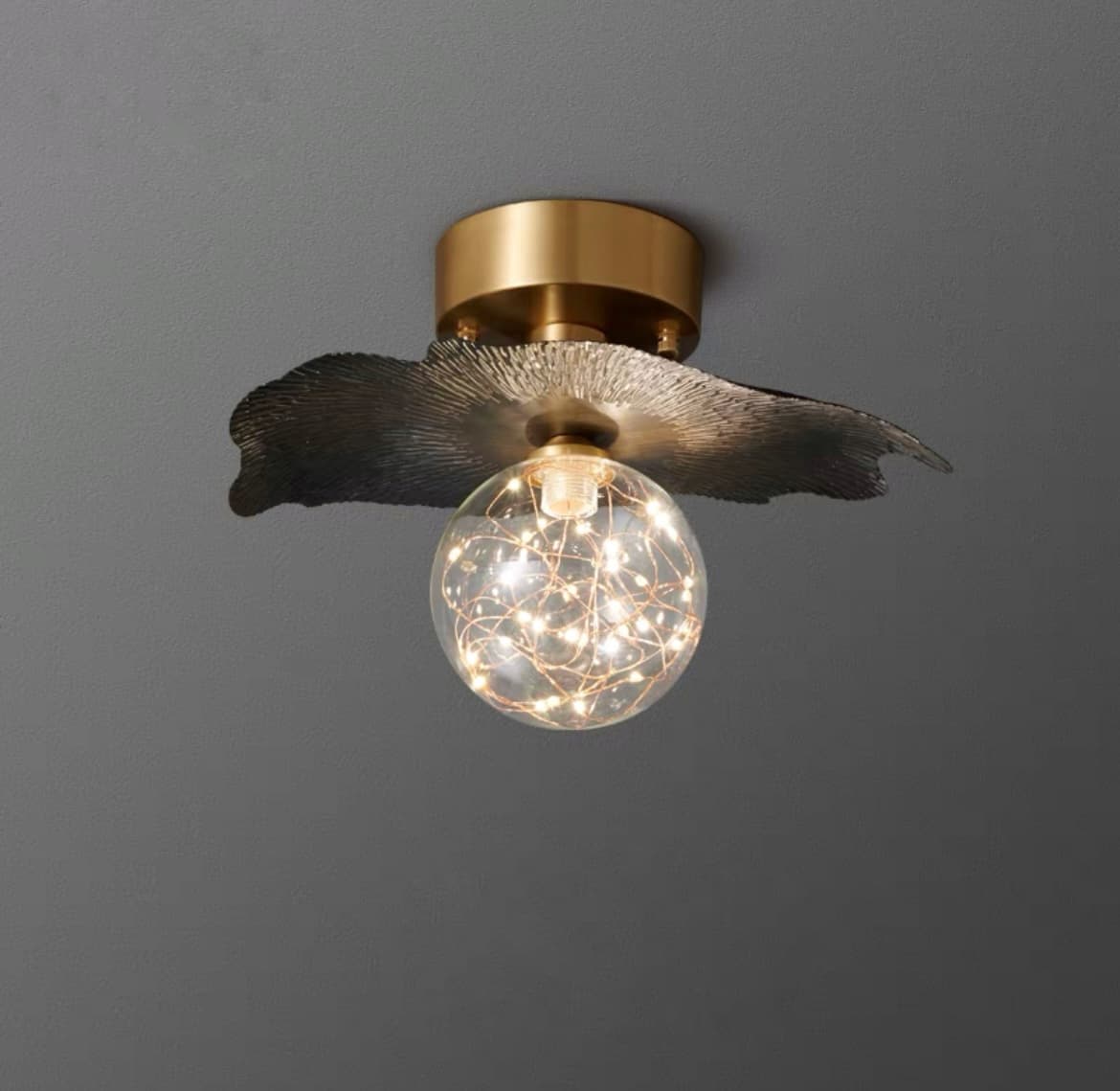 Потолочный светильник INGELA BLACK/GOLD