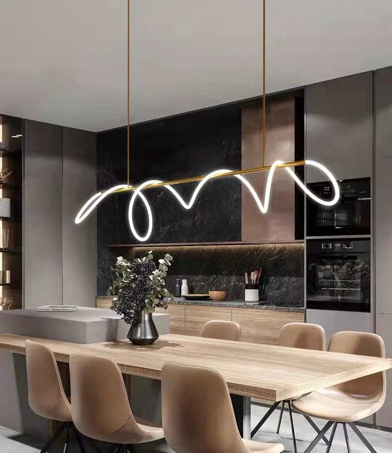 Реечный светильник GLORIFY BLACK GOLD LONG