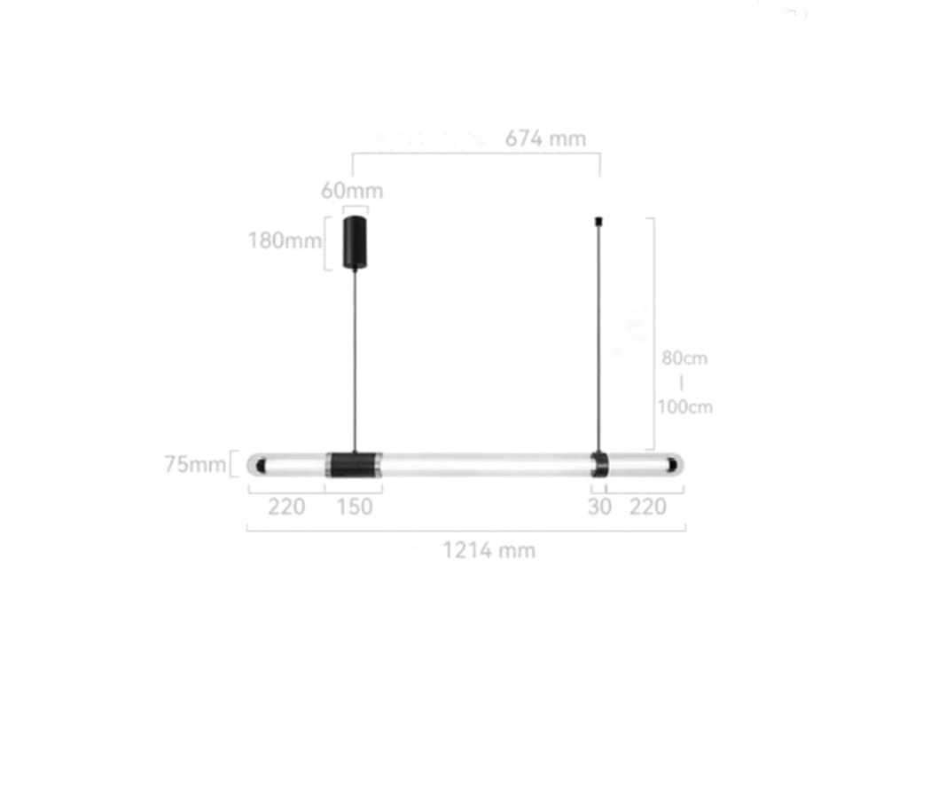 Реечный светильник TIME TUNNEL WAVY