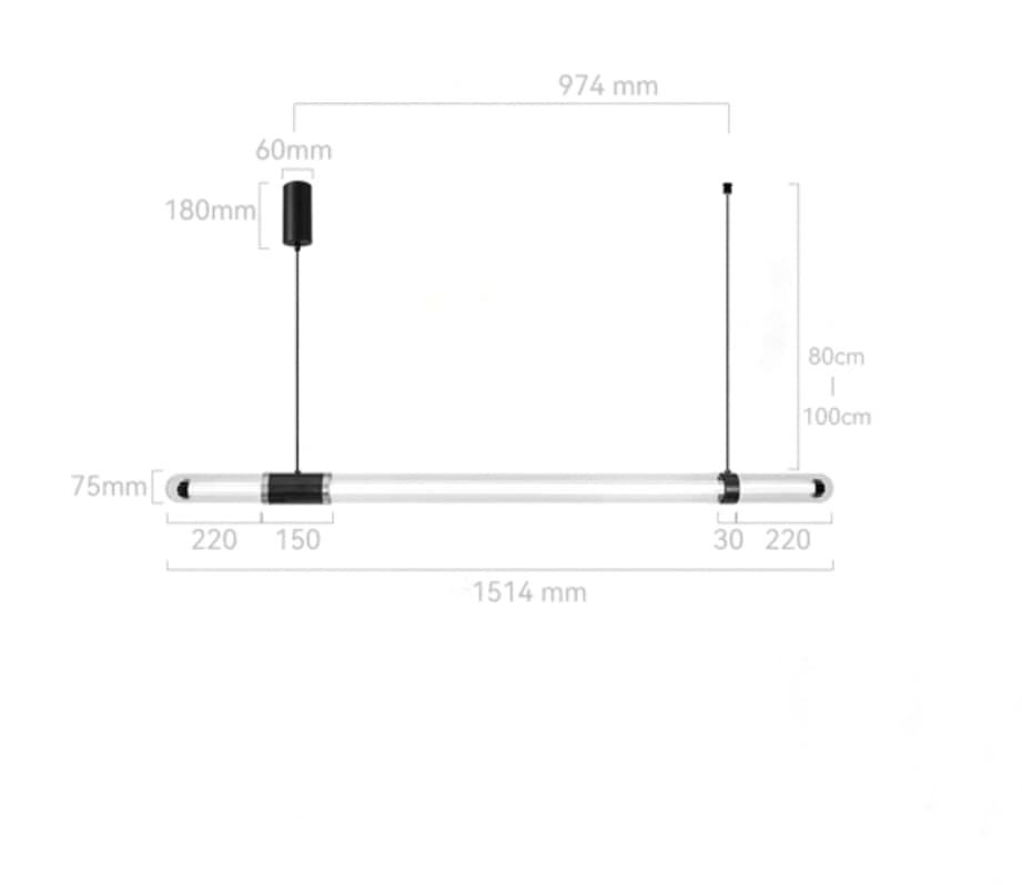 Реечный светильник TIME TUNNEL WAVY