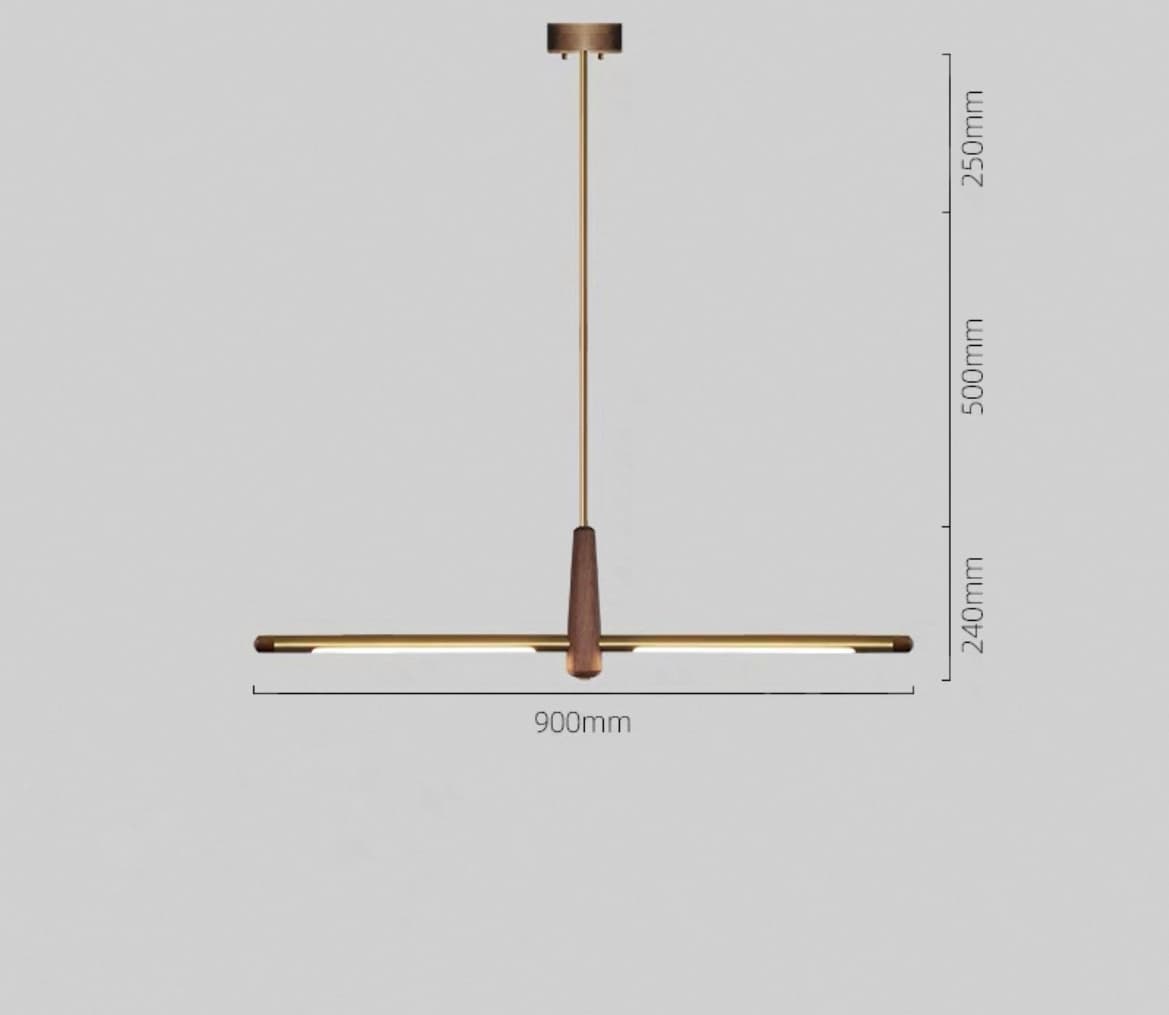 Реечная люстра KIEL