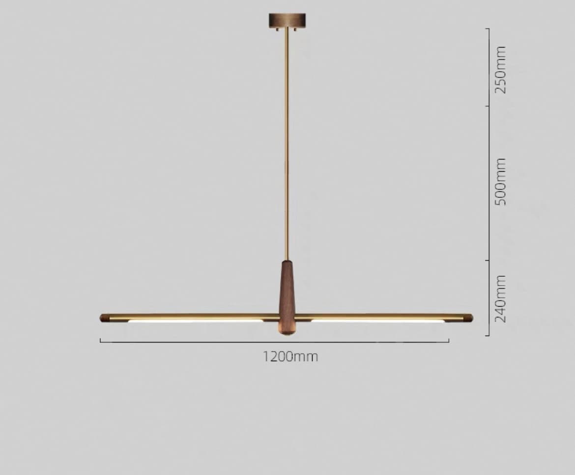 Реечная люстра KIEL