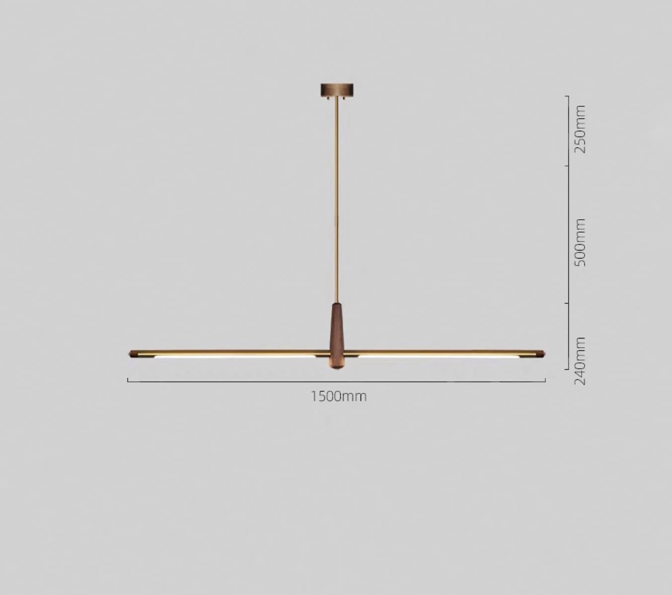 Реечная люстра KIEL