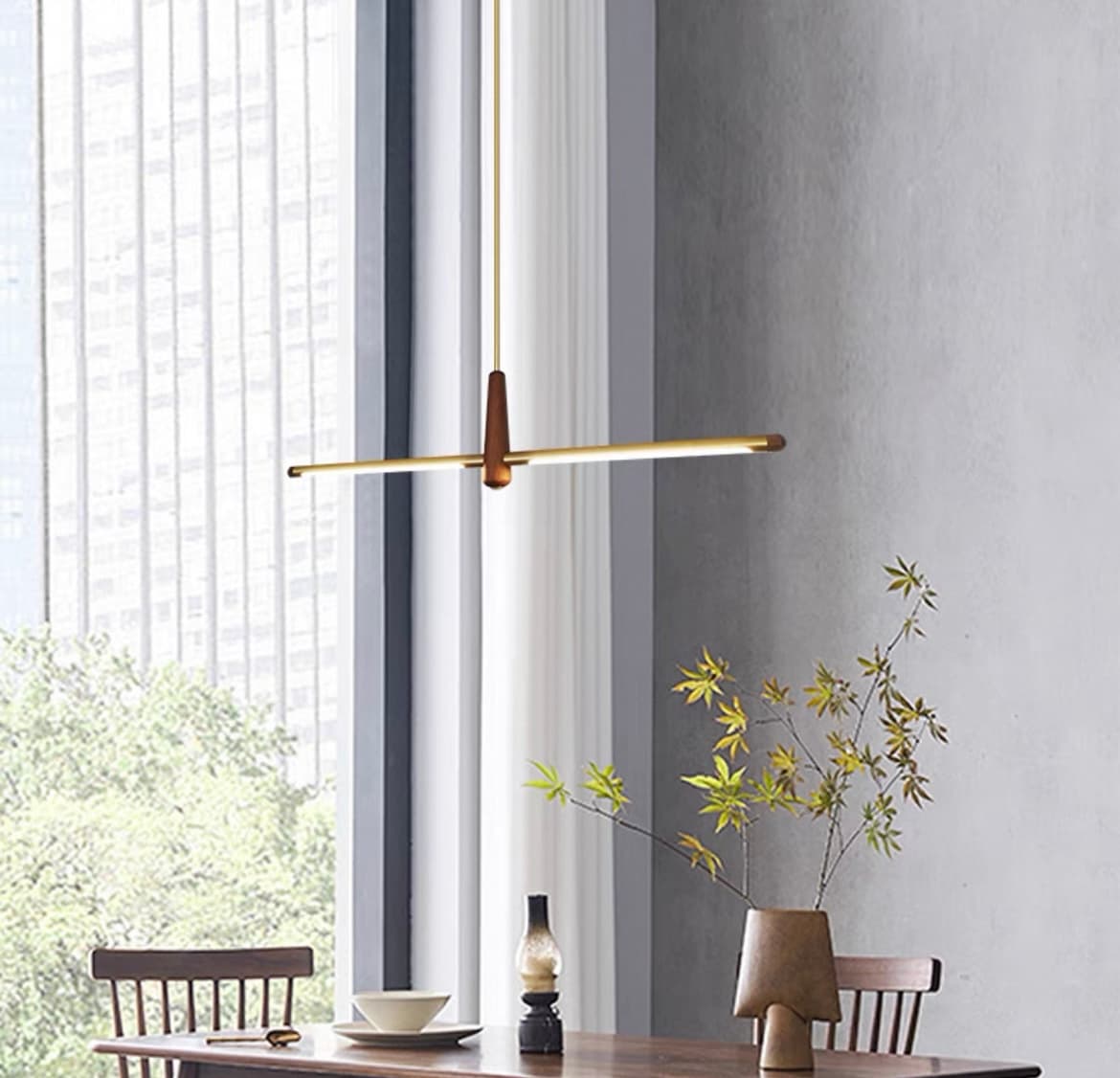 Реечная люстра KIEL