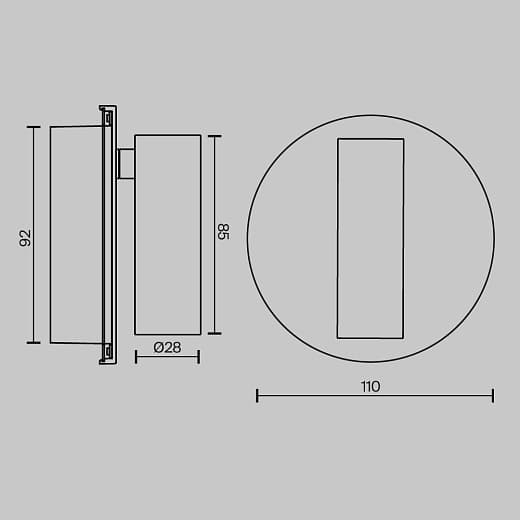 Настенный светильник (бра) Ego от Maytoni