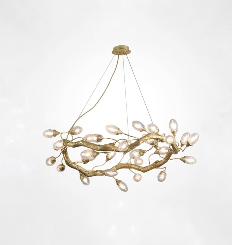 Кольцевые люстры и светильники FLORENCE CH