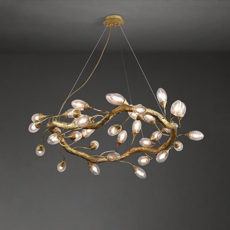 Кольцевые люстры и светильники FLORENCE CH