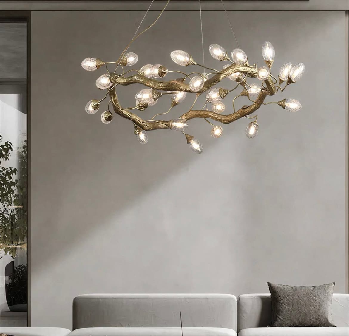 Кольцевые люстры и светильники FLORENCE CH