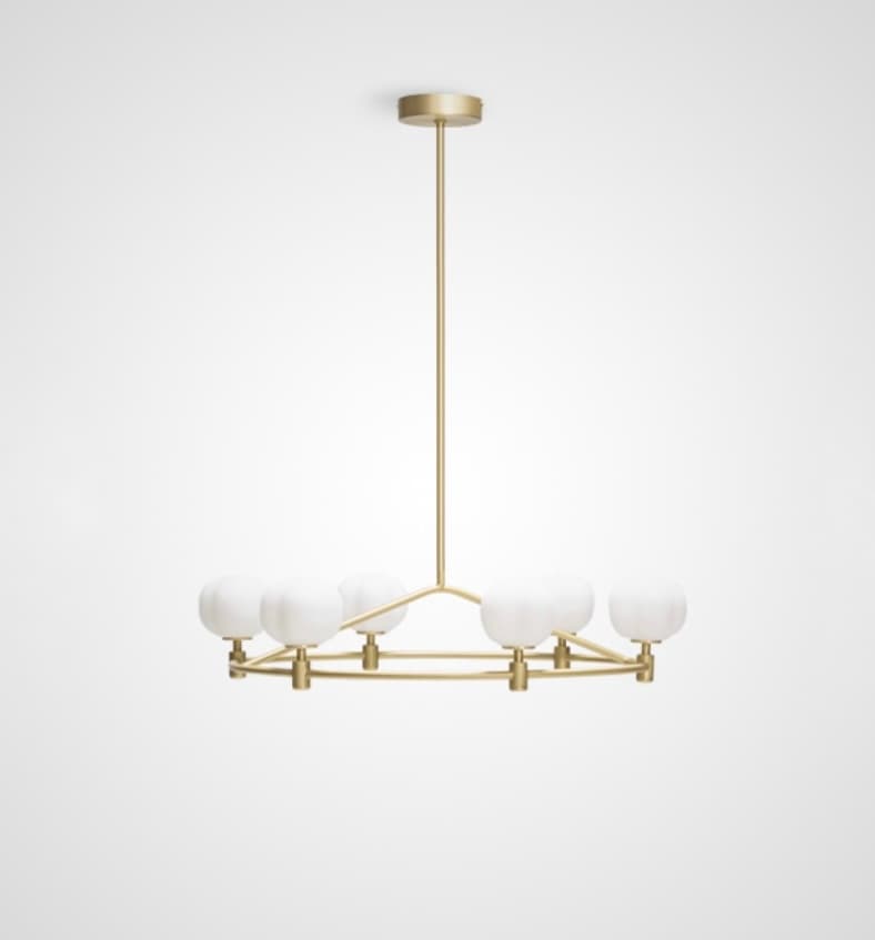 Кольцевые люстры и светильники FRANCOIS