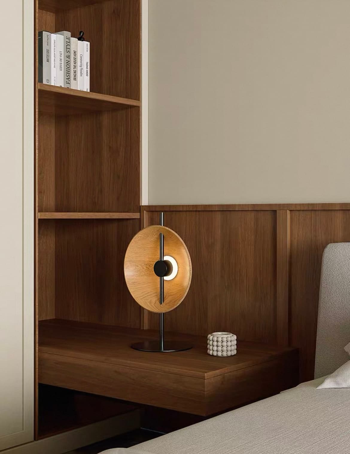 Настольная лампа DELANO WOOD TAB