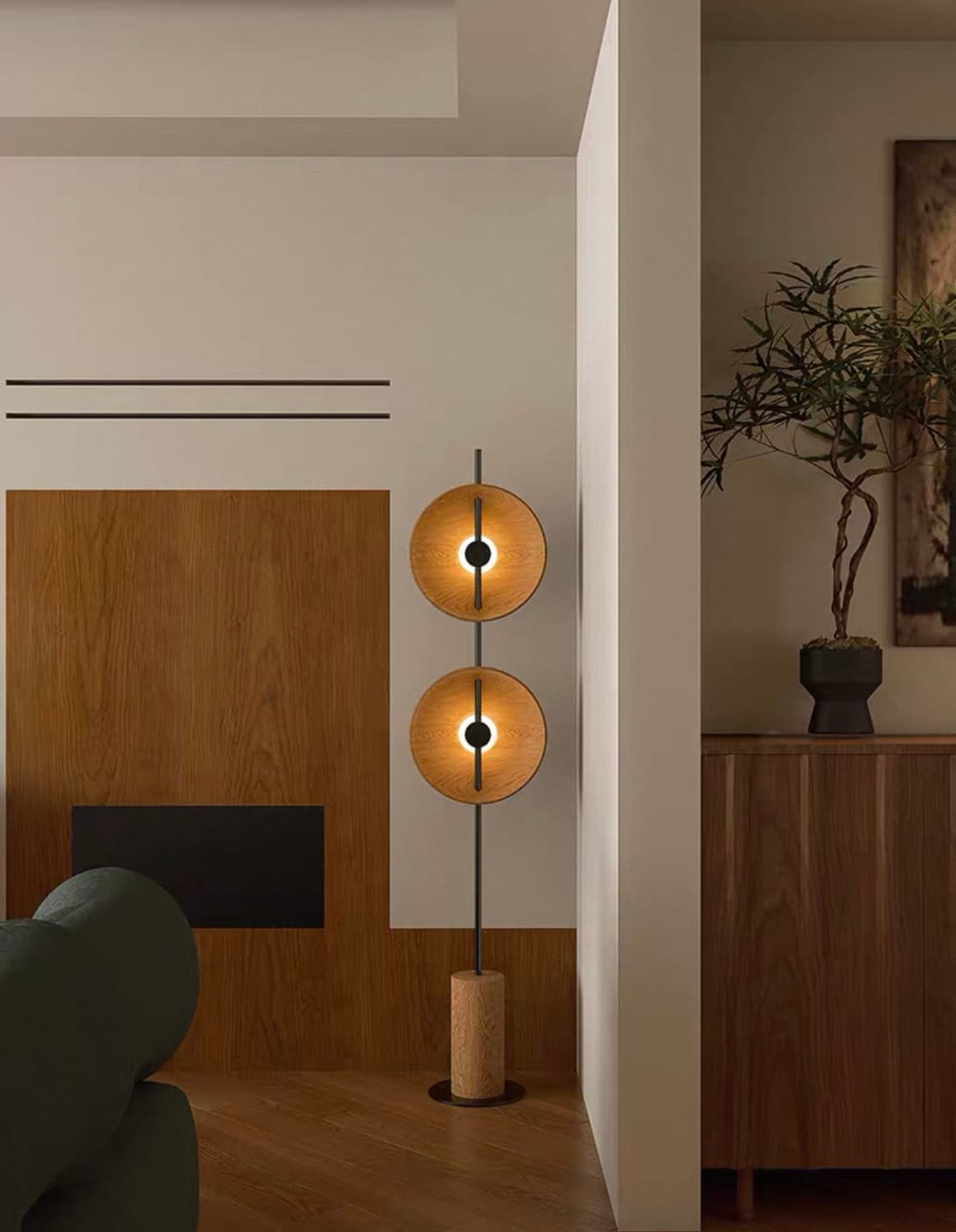 Торшер DELANO WOOD