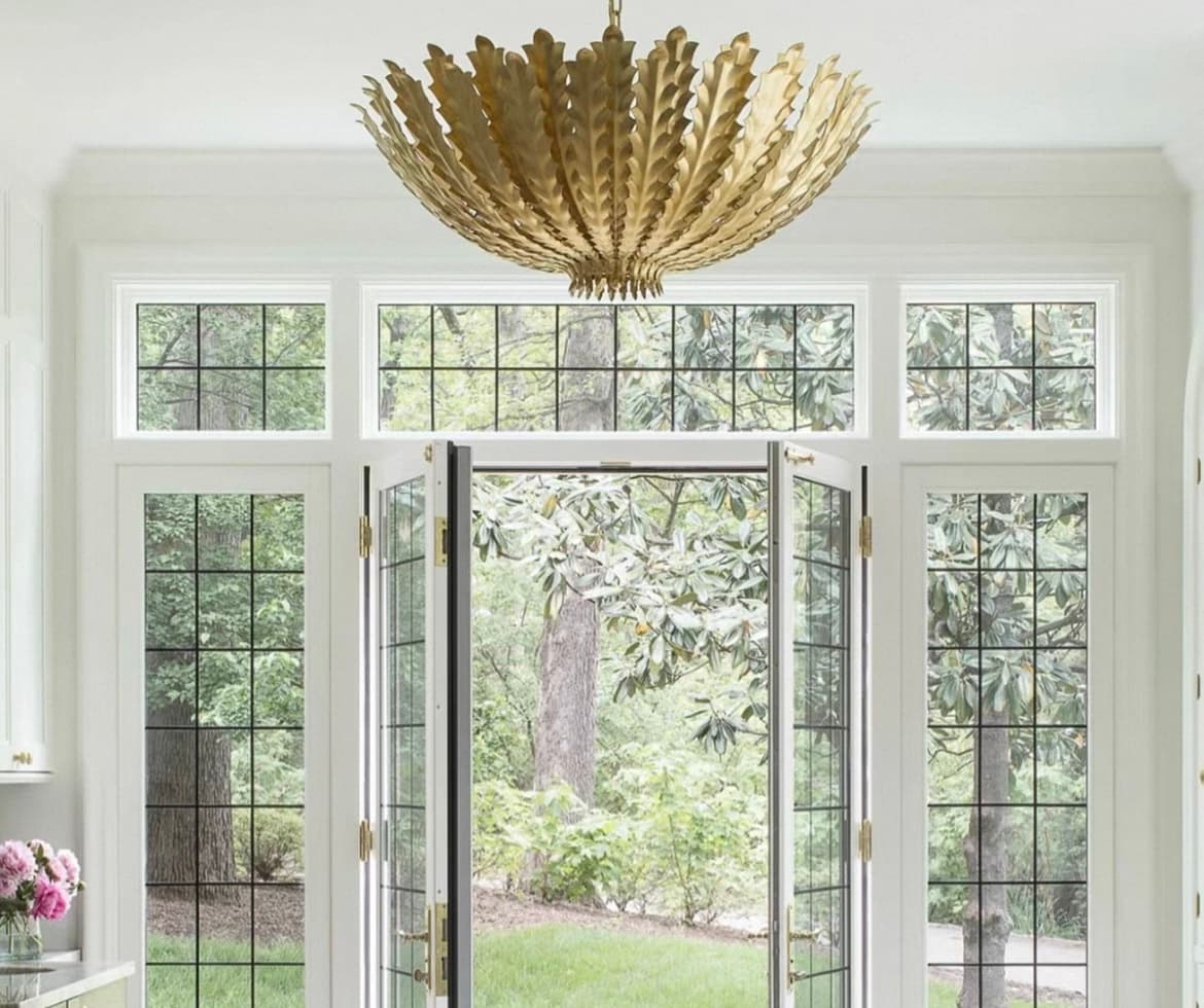 Люстра ZEVS Античное золото