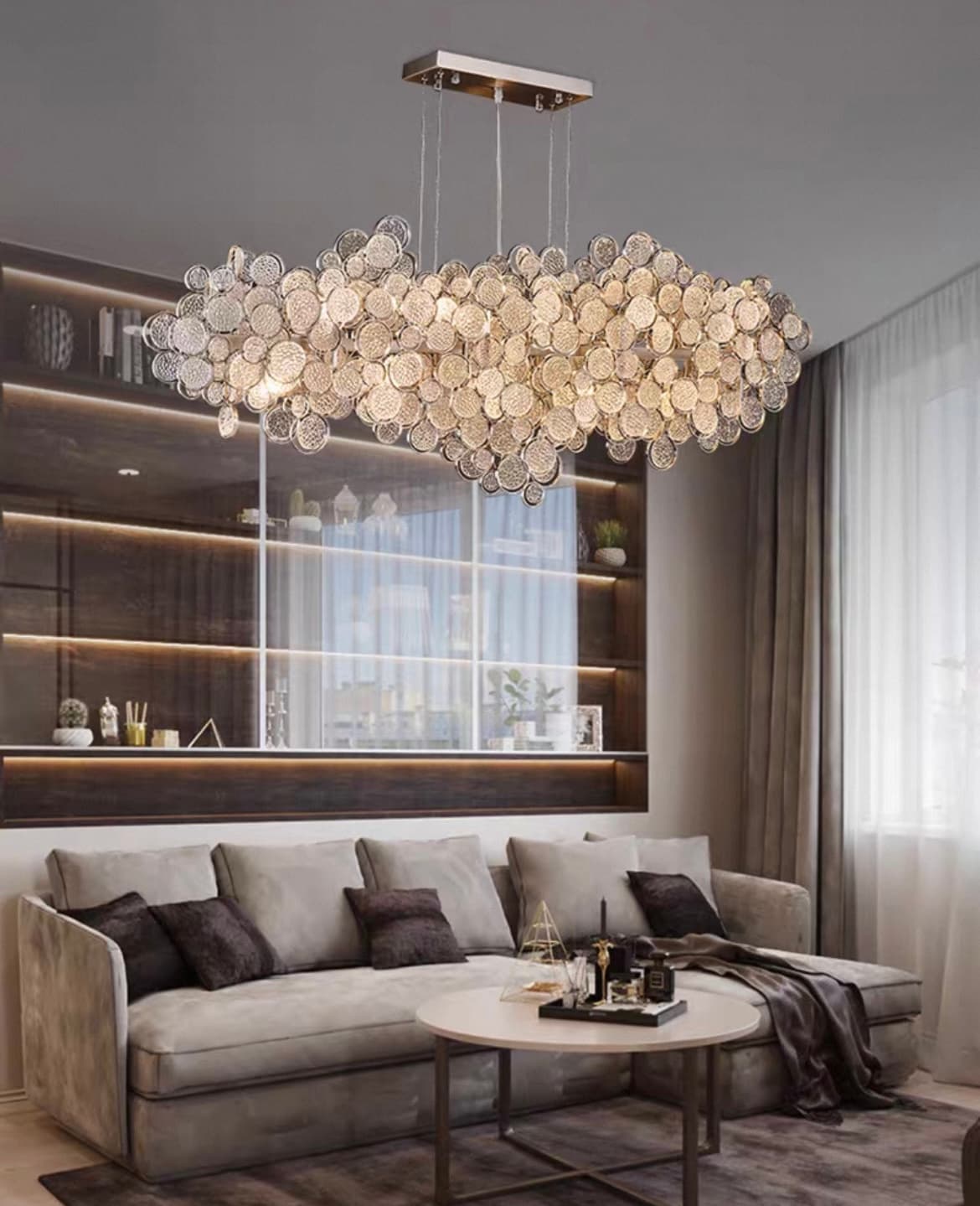 Реечный, рядный светильник ZACARIA LONG 