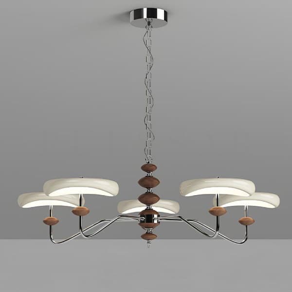 Кремовый, 5 ламп (95 × 95 × 120 см)