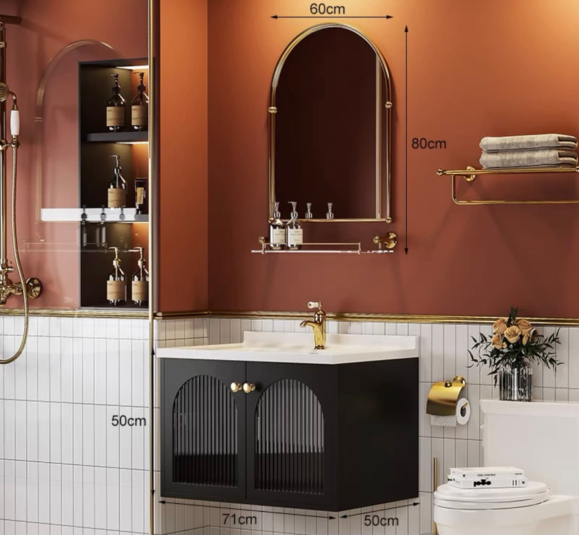 Тумба с раковиной для санузла