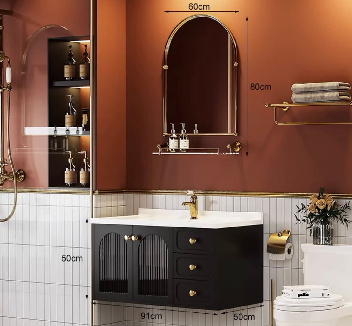 Тумба с раковиной для санузла