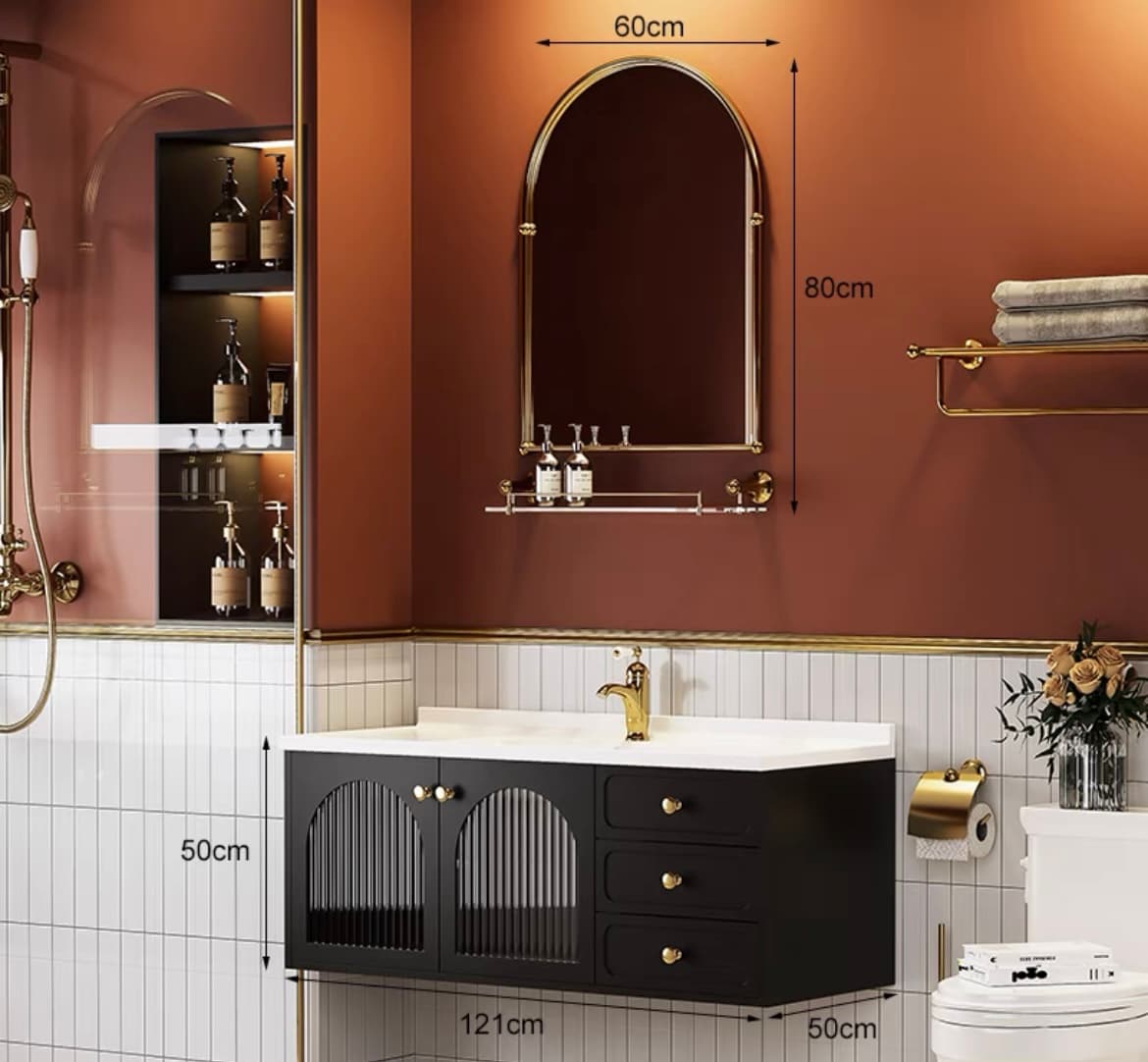 Тумба с раковиной для санузла