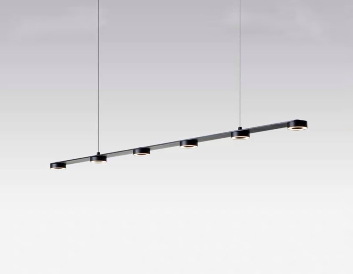 Реечная люстра HOLLAND L