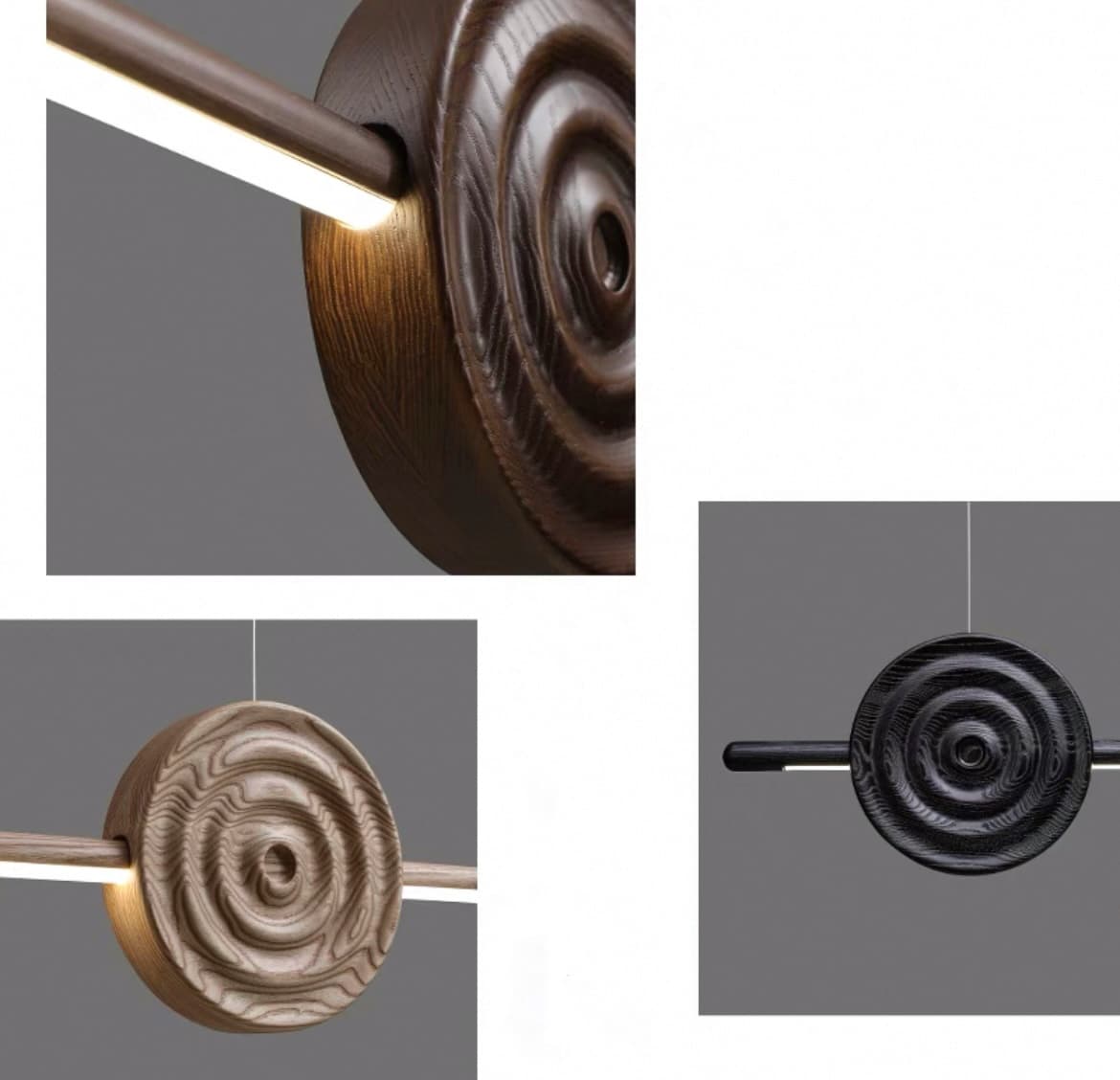 Реечная люстра TENDRIL LONG