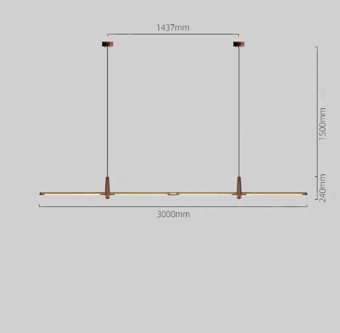 Реечный светильник KIEL LONG