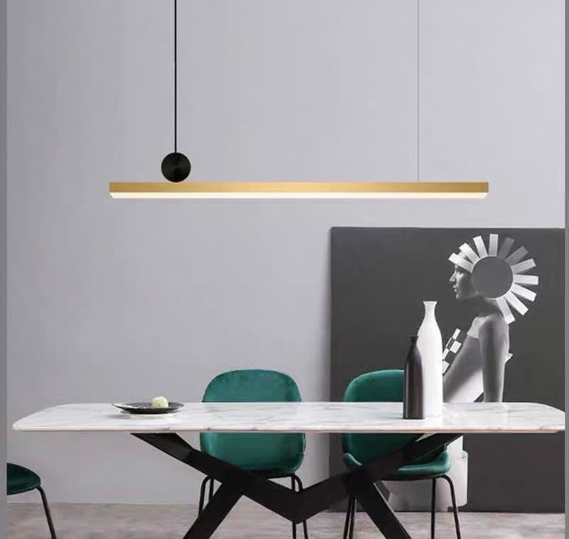 Реечная люстра JIGGER